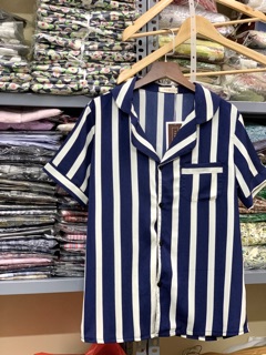 Pyjama Đùi Cộc _ Bộ Mặc Nhà Lụa Satin - Lụa Gấm hoạ tiết