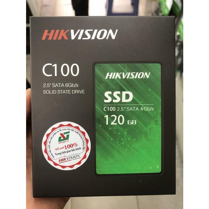 Ổ Cứng SSD HIKVISION C100 120GB Hàng Chính Hãng bảo hành 36 tháng