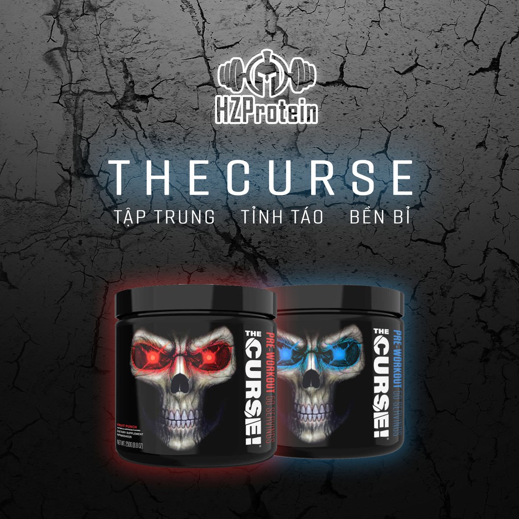 THE CURSE - TĂNG SỨC MẠNH PRE WORKOUT SIÊU TIẾT KIỆM (50 LẦN DÙNG)