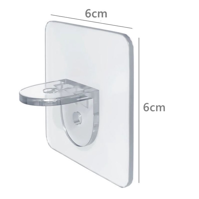 Set 4 Kẹp Cố Định Kệ Tủ Gắn Tường Tiện Dụng