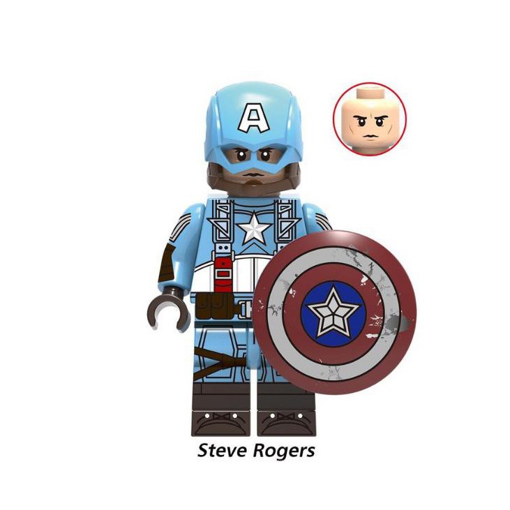 Đồ chơi lắp ráp nhân vật minifigures Steve Rogers X1099