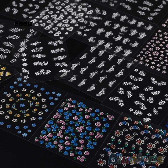 [Hàng mới về] Set 30 Tấm Decal Nước Dán Móng Nghệ Thuật