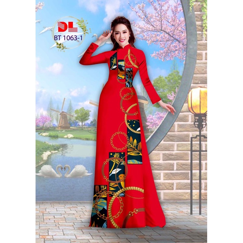 Vải áo dài lập thể