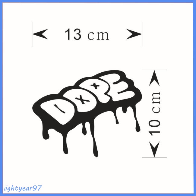 Miếng Dán Trang Trí Xe Hơi Họa Tiết Vui Nhộn Dễ Thương Chống Thấm Nước