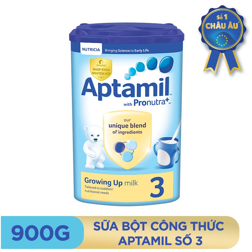 Sữa bột dinh dưỡng công thức Aptamil số 3 (900g)