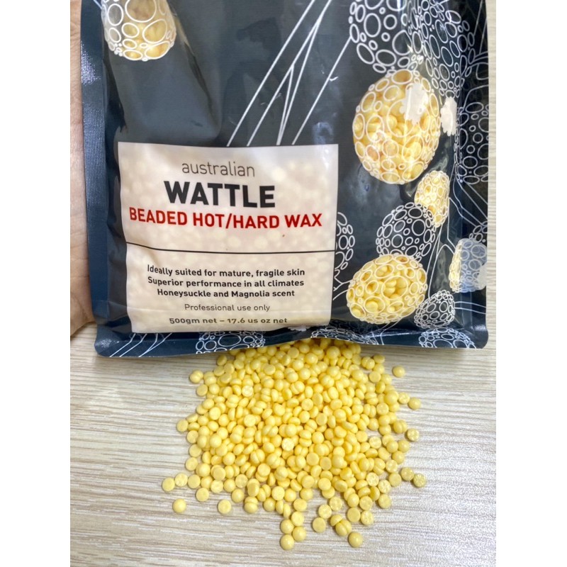 Sáp wax lông nóng Jax Wax Wattle 500g dạng hạt - lấy đi tận gốc nang lông từ cứng khỏe đến tơ mảnh mà không đỏ rát | BigBuy360 - bigbuy360.vn