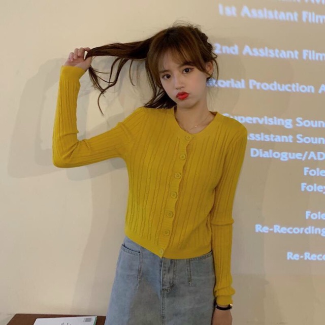 Áo len vặn thừng