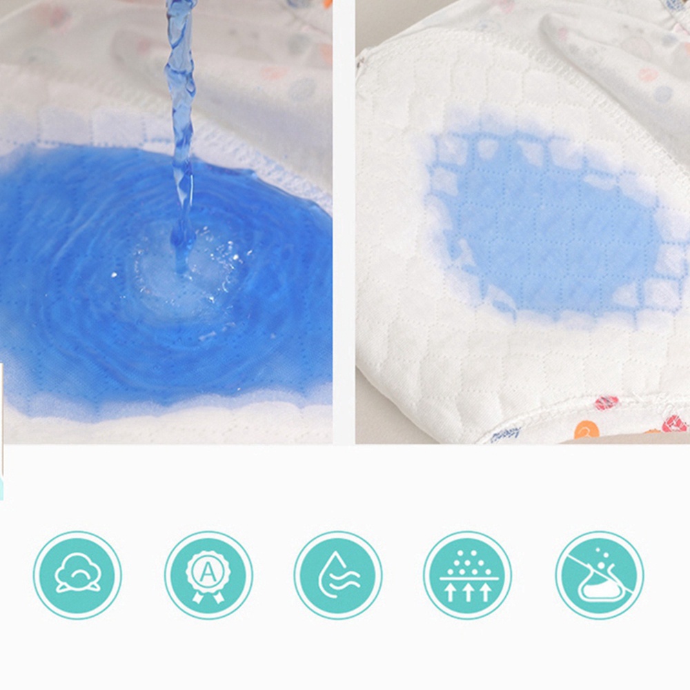 Quần Tã Cotton Chống Thấm Nước Họa Tiết Hoạt Hình Cho Bé Sơ Sinh