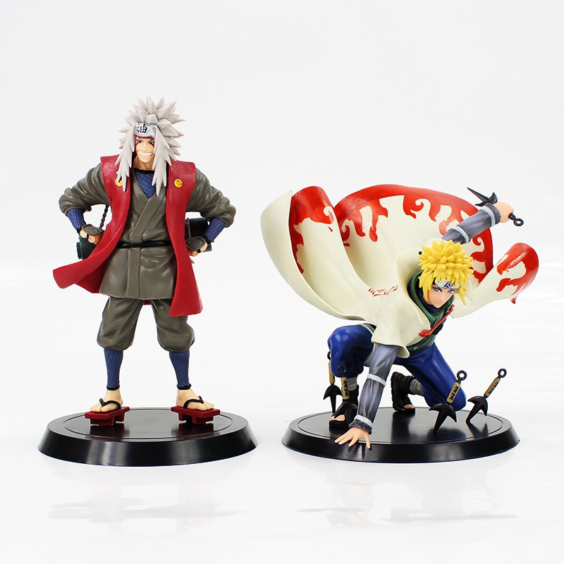 Mô Hình Nhân Vật Namikaze Minato Jiraiya Trong Naruto Kích Thước 14cm - 18cm