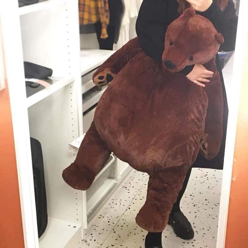 GẤU NÂU IKEA SIÊU TO 1M