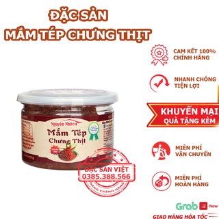 [MẮM TÉP CHƯNG THỊT 200g] Đặc sản chuẩn vị, thơm ngon số 1 Việt Nam, nguyên liệu mắm tép hảo hạng - BIBEMART02 Bibemart
