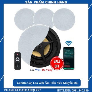 Combo cặp loa wifi âm trần siêu khuyến mại apu c30w-ap hàng chính hãng