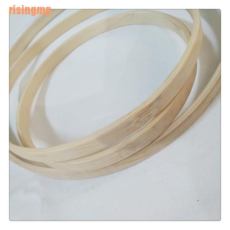 Khung Thêu Bằng Gỗ Tre Hình Tròn DIY