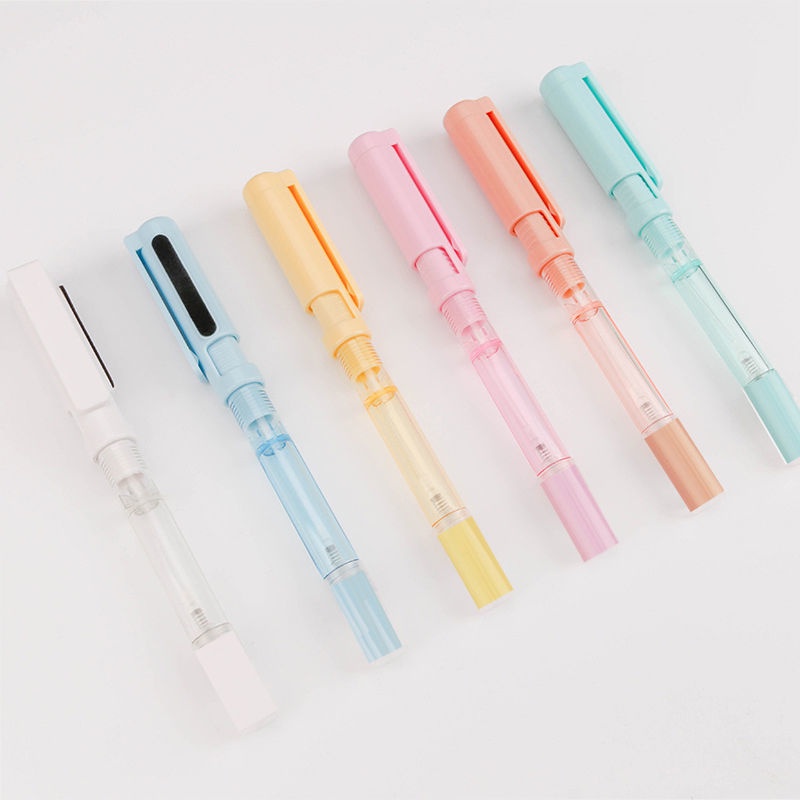 Bình Xịt Mực Đen Đa Năng 3 Trong 1 Ngòi Bút 0.5mm Làm Sạch Màn Hình Điện Thoại/Bút