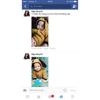 áo lông mịn tai thỏ cho bé
