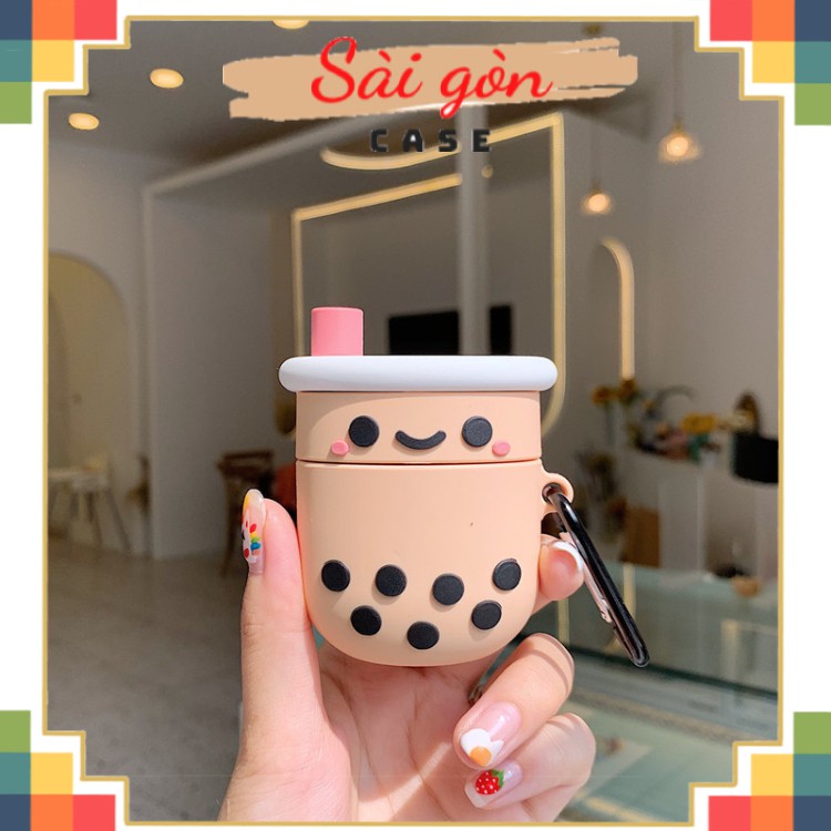 🌟cực cute🌟Vỏ Bảo Vệ Tai Nghe Airpods - Bằng Sillicone Dẻo Case Airpods 1, Airpods 2, và các dòng i - A2 G38-L47