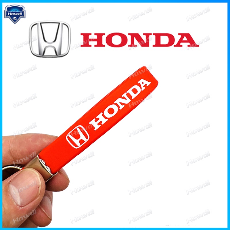 Móc Khóa Silicon Hình logo Honda Thời Trang