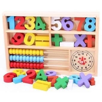Bảng số gỗ học tính cho bé