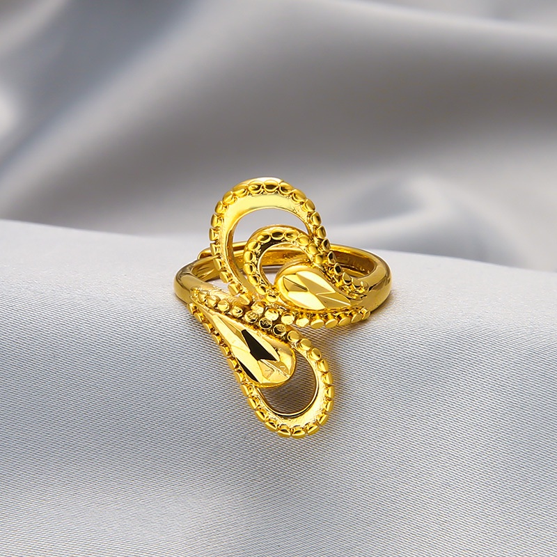 Nhẫn Vàng 999 Họa Tiết Hoa Lớn Không Phai Màu Cho Nữ