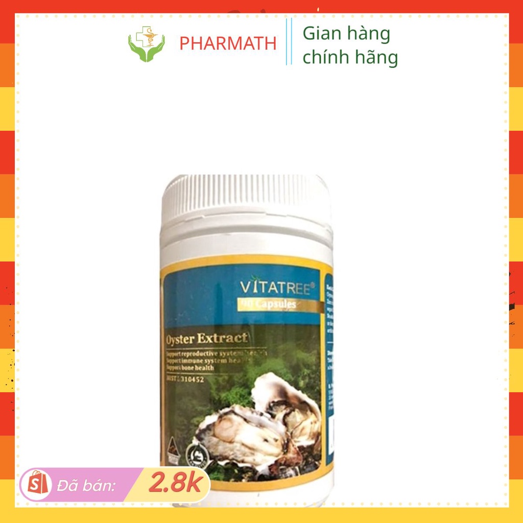 [ PHARMATH - M30K ]Tinh Chất Hàu Biển - Vitatree Oyster Extract