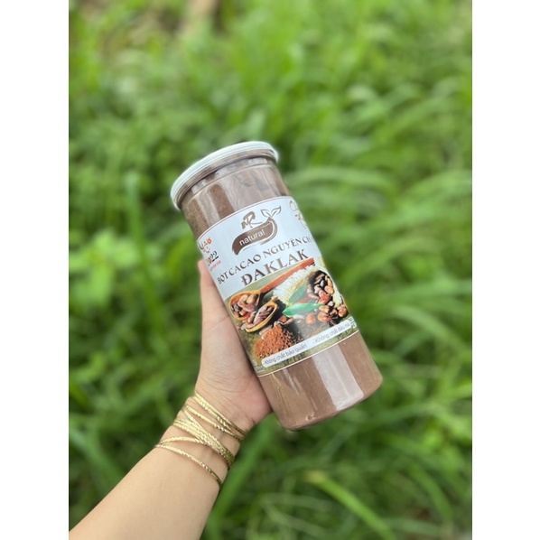 300GRAM CACAO DAKLAK NGUYÊN CHẤT SHOP MẸ RÔ(lon nhỏ)