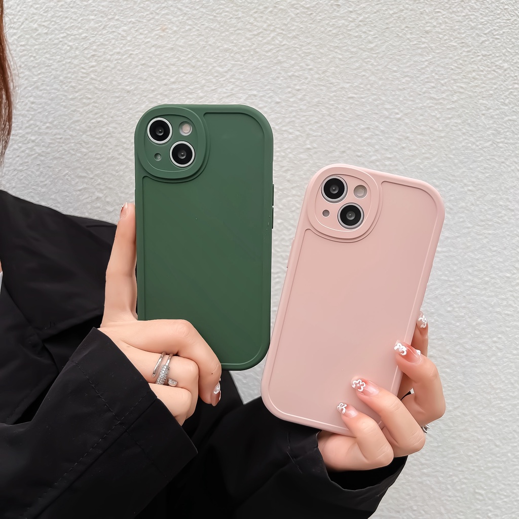 Fashion Grey Color Simple Style Phone Cover,Fashion Shockproof Full Protective Phone Case, For iPhone 14/13/12/11/XS/8P/7P