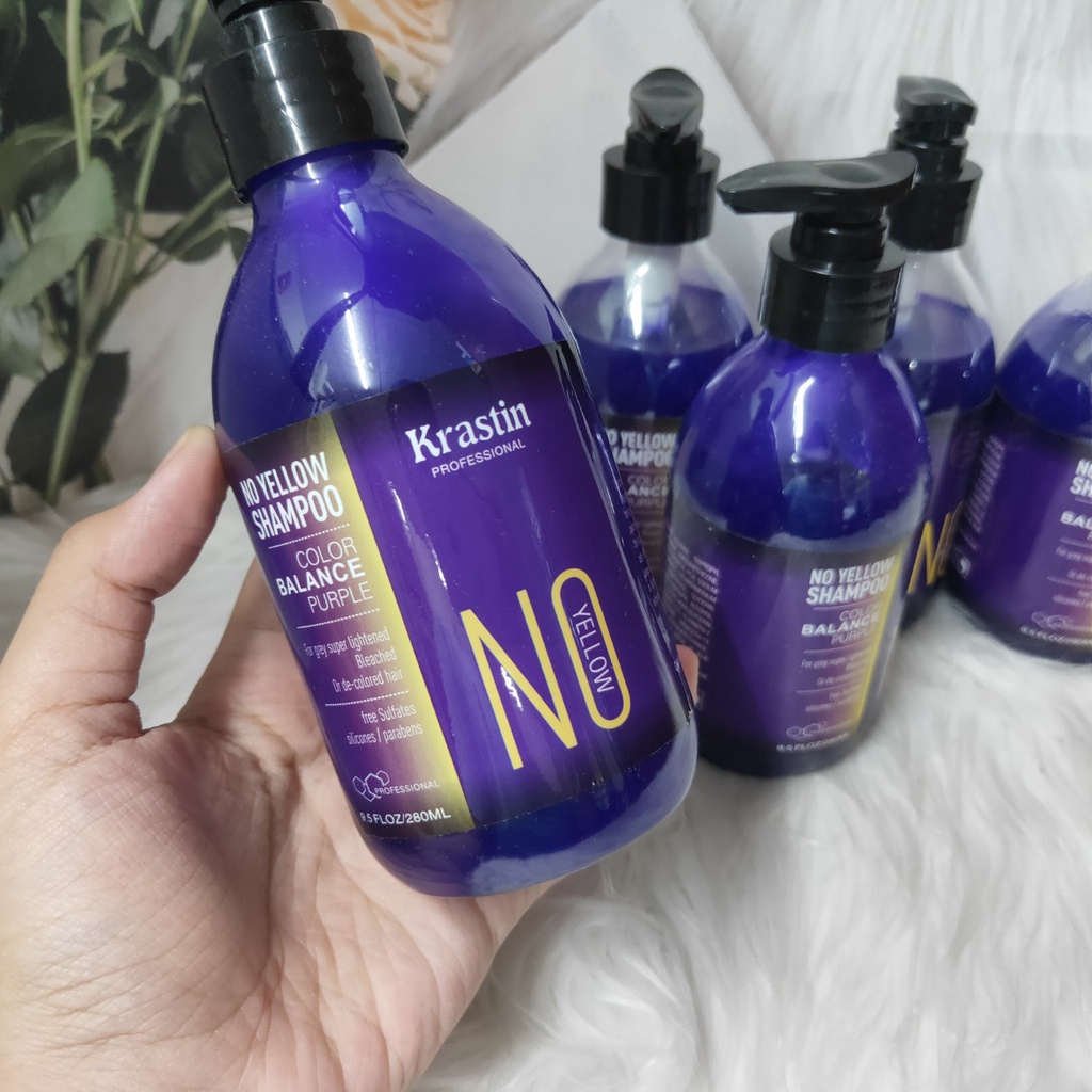 Gội tím, gội khử vàng Krastin 280ml
