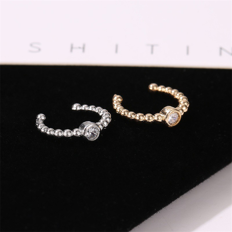 Khuyên Tai Đính Đá Kim Cương giả Sang Trọng Hợp Thời Trang