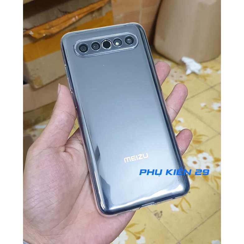 [Meizu 17/17 Pro] Ốp lưng silicon dẻo trong cao cấp Henyou