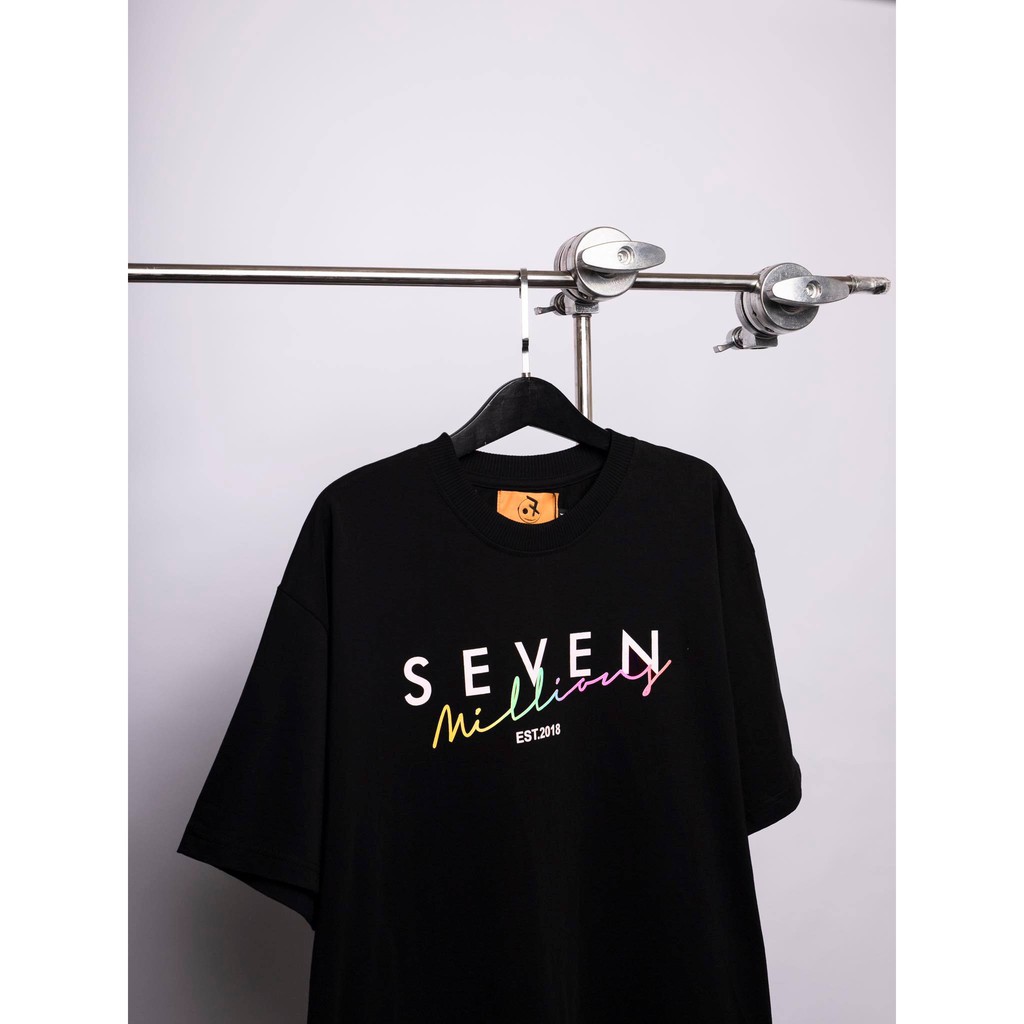 Áo thun 7millions Multicolor - Đen | BigBuy360 - bigbuy360.vn