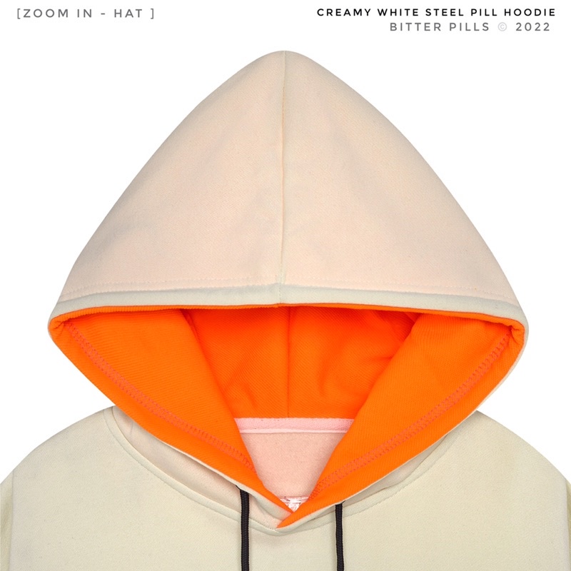 Áo hoodie Steel P i l l  2 màu (Trắng kem / Đen) - Bitter Pills | BigBuy360 - bigbuy360.vn