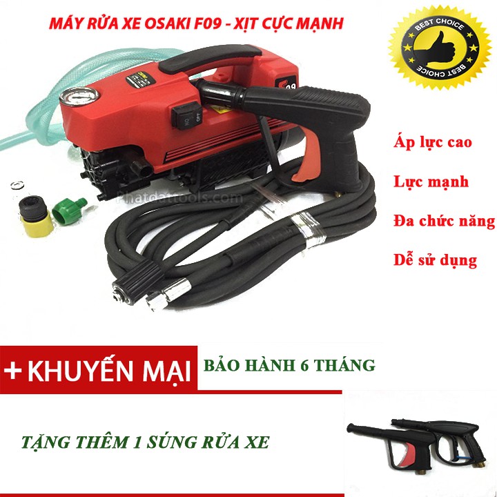 Máy rửa xe cao cấp OSAKI F09 siêu khỏe