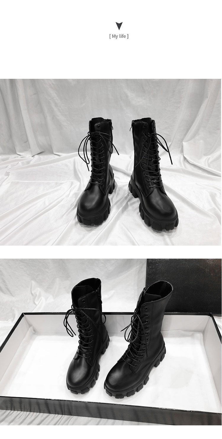 Giày bốt Martins phong cách ulzzang cao cổ đế dày 1508 | BigBuy360 - bigbuy360.vn