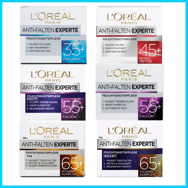 Kem Dưỡng Da Loreal ANTI-FALTEN EXPERTE 35+, 45+, 55+