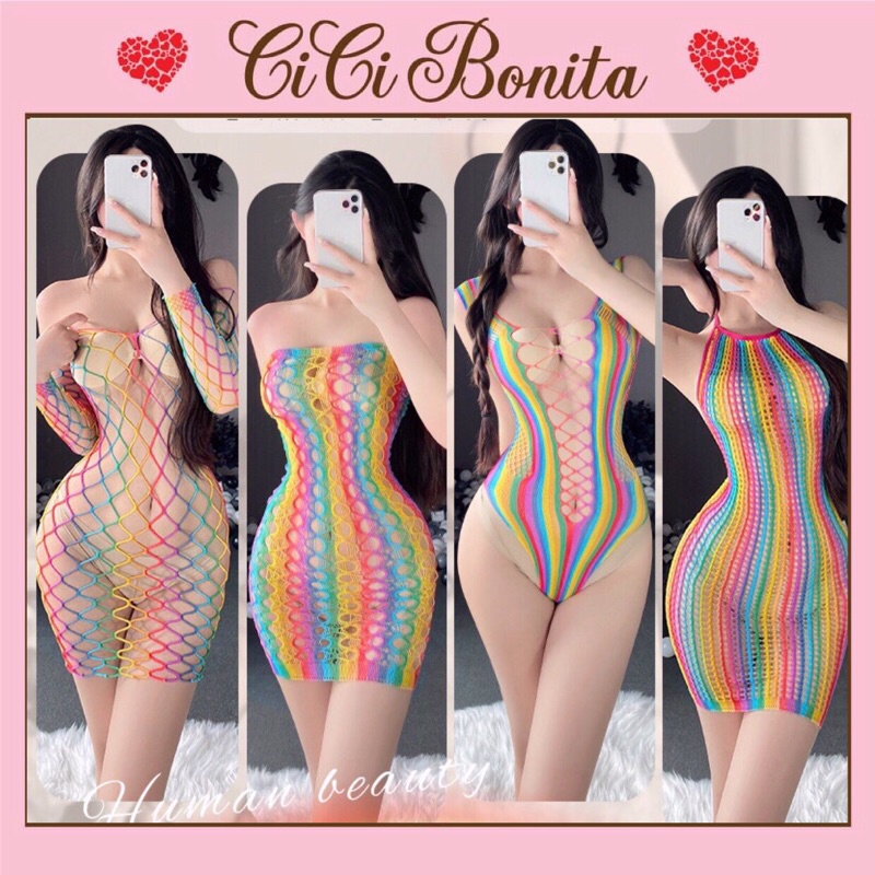 Bodysuits / Jum gợi cảm 7 sắc hottrend mùa lễ hội CB40 CICI BONITA HCM- Ship hỏa tốc HCM