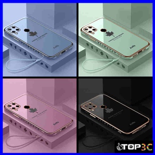 ốp lưng Realme C15 Ốp Điện Thoại Họa Tiết Lá Phong Cho Realme C12 C35 8i 8 pro 9 pro 9i 5 5i 6i C3 C21Y C25Y C20 C11 2021 FY