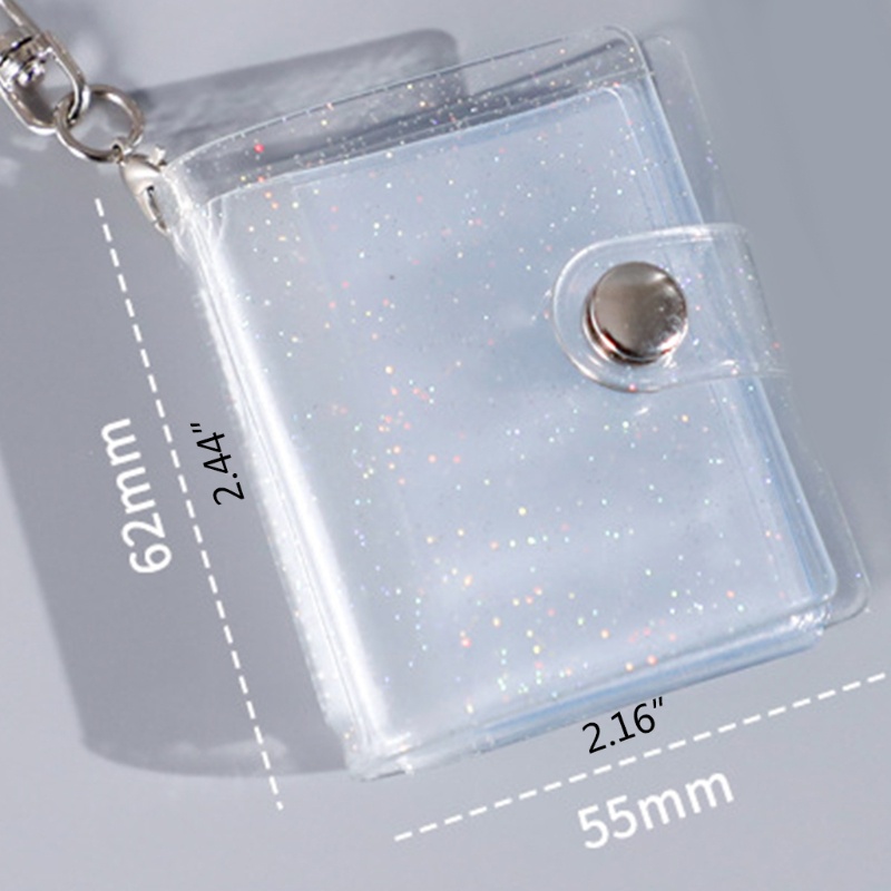 Album Ảnh Mini 16 Ngăn 2 Inch Có Móc Khóa Tiện Lợi