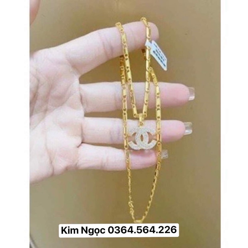 Dây chuyền mặt chờ neo siêu đẹp mạ vàng cao cấp kim ngọc shop