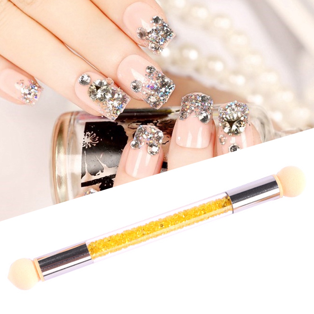 1 Bộ Cọ Vẽ Móng Nghệ Thuật Hai Đầu Không Gây Dị Ứng Dễ Vệ Sinh Và Loại Bỏ Bụi Bẩn Hai Đầu Bằng Nhựa Dùng Cho Salon