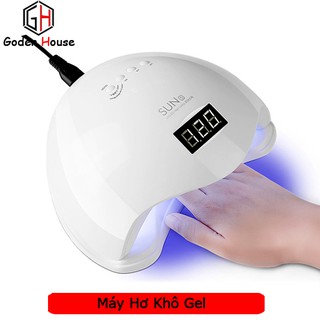 Máy hơ gel sun 5 chính hãng 48w/ uv/led, máy hơ gel mini cao cấp bảo hành 6 tháng