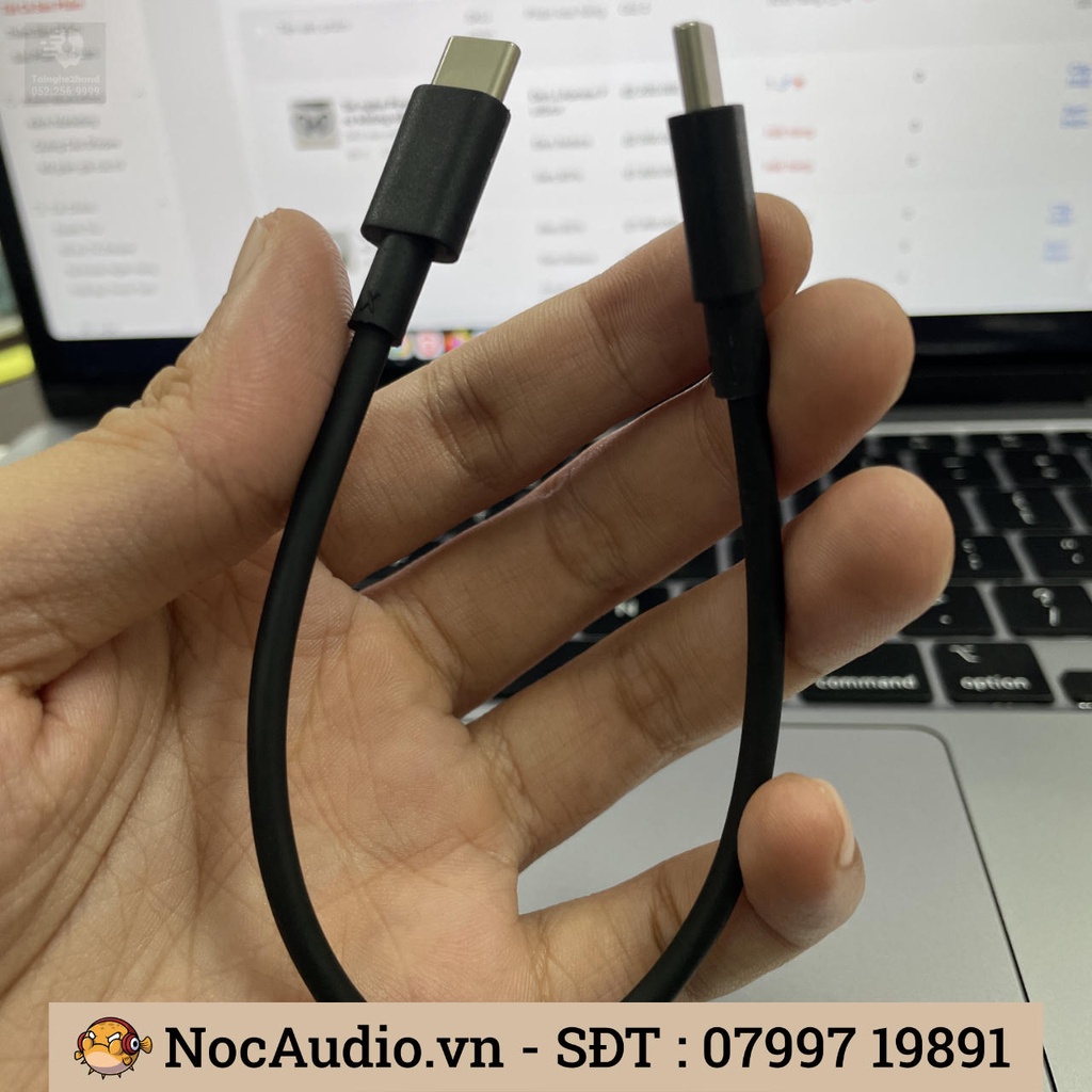 Cáp sạc USB Type C to Type C 2 đầu Type C ngắn 20cm - Cáp sạc nhanh Type-C