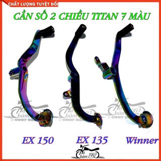Cần Số 2 Chiều Inox Xi Titan 7 Màu EX135, EX 150,WINNER V1