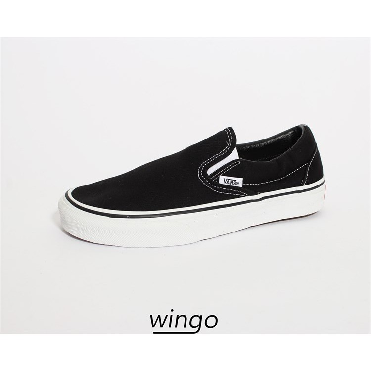 (Giày Chính Hãng) Vans Slip On Classic Black/White