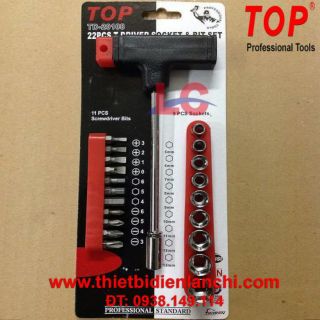 Bộ tuýp đa năng chữ t 22 món top td-20108
