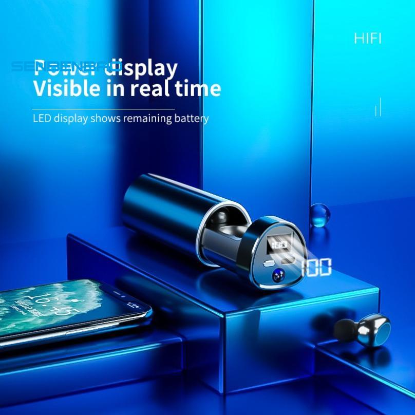 Tai Nghe Nhét Tai Bluetooth Không Dây N21 TWS Có Micro Cho Xiaomi Huawei