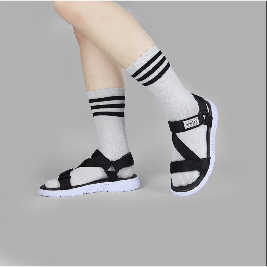 Giày Sandal Đi Học S7 - Buenas - xăng-đan dép nam nữ đế cao 3 phân giá rẽ chính hãng
