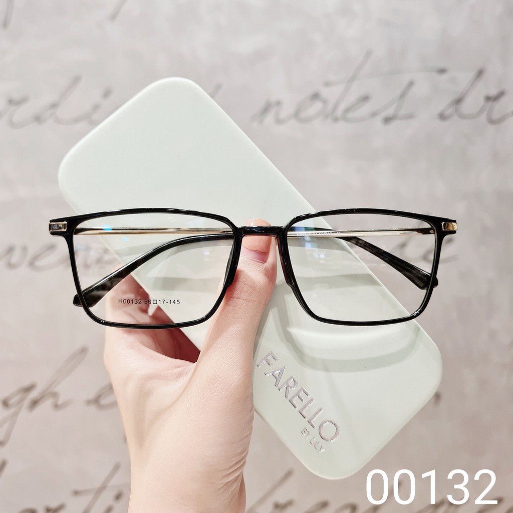 Gọng kính cận nam nữ LILYEYEWEAR mắt vuông kim loại gọng mảnh màu sắc thời trang 00132 | BigBuy360 - bigbuy360.vn