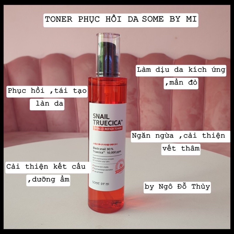 Nước Hoa Hồng Some- By -Mi Ốc Sên Dưỡng Ẩm, Phục Hồi Da 135ml
