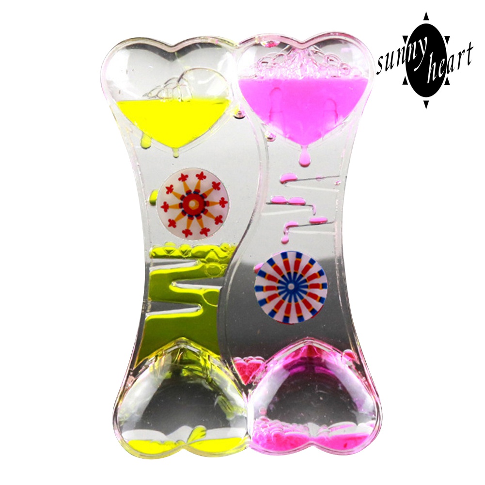 Đồng Hồ Cát Thủy Tinh Thiết Kế Hình Trái Tim Xinh Xắn