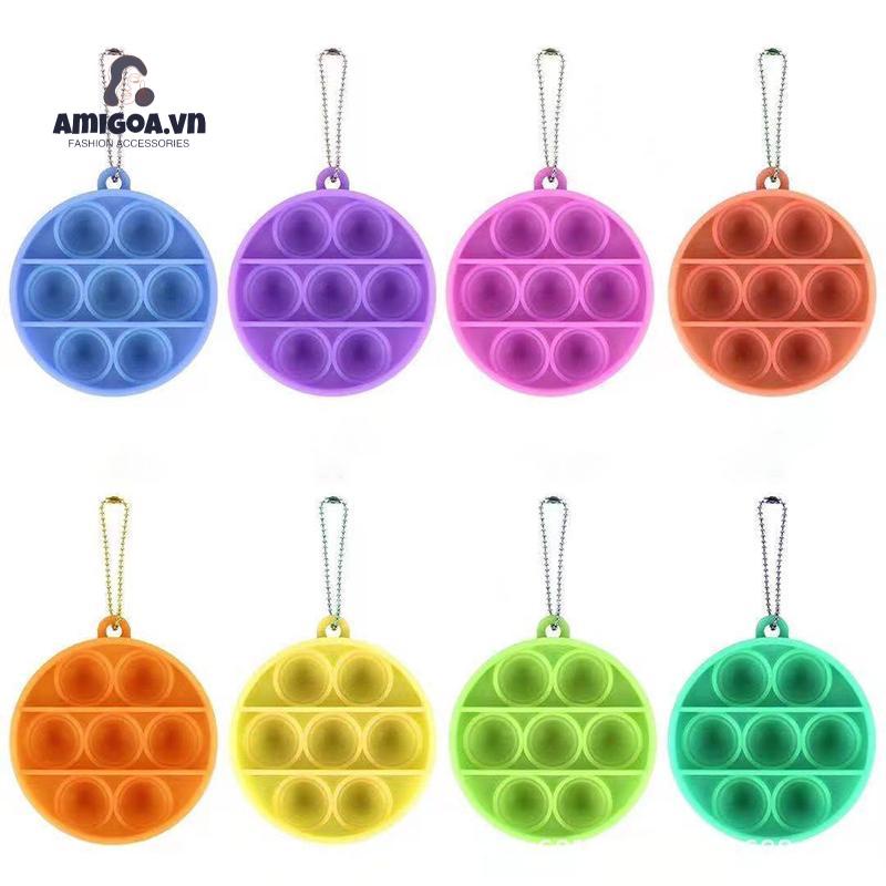Móc Khóa Đồ Chơi Bằng Silicon Dễ Thương Giảm Căng Thẳng